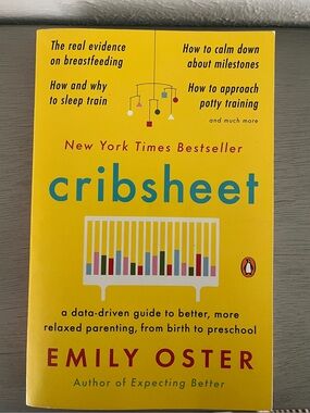 📕 3/$15 Cribsheet by Emily Oster — Parenting Book